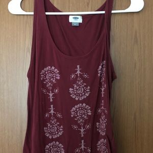 Maroon tank